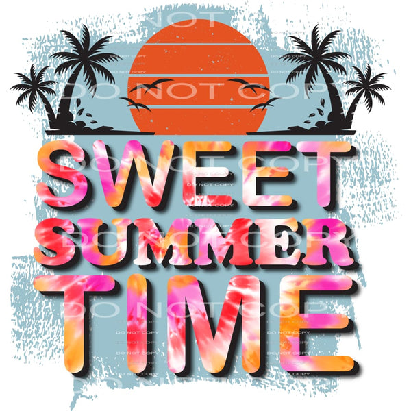 Sweet summer time # 481 Sublimation transfers - Heat