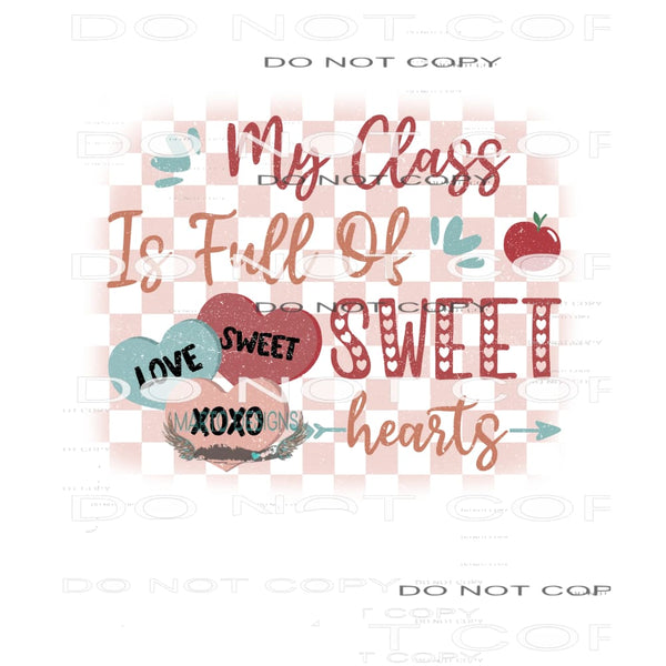 Sweethearts #11280 Sublimation transfer - Heat Transfer