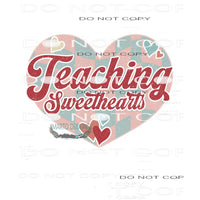 Teaching Sweethearts #11281 Sublimation transfer - Heat