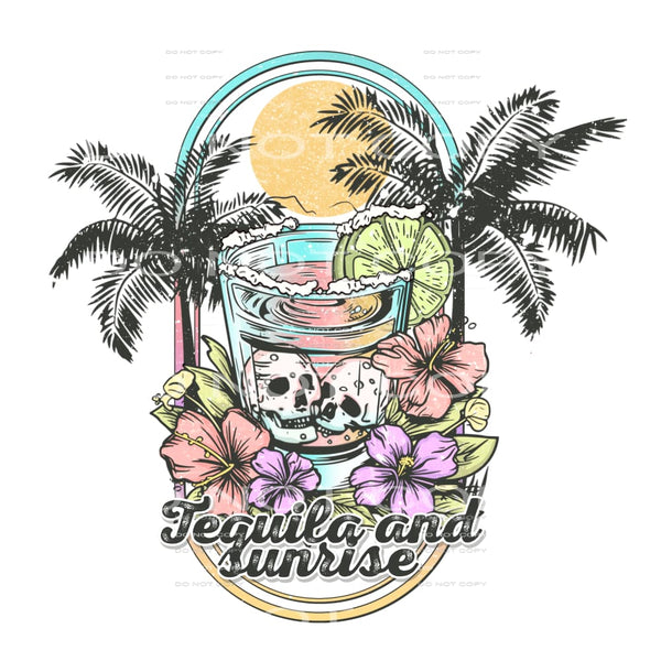 Tequila And Sunrise #5451 Sublimation transfers - Heat