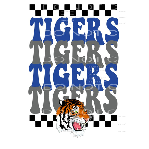 Tigers # 89914 Sublimation transfers - Heat Transfer Graphic