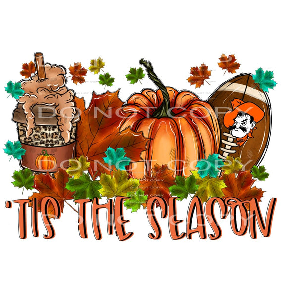 Tis the season oklahoma fall # 88962 Sublimation transfers -