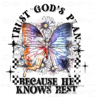 Trust God #9411 Sublimation transfers - Heat Transfer