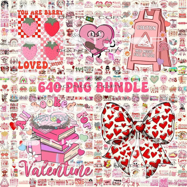 Valentine Digital Bundle over 600 designs DIGITAL PNG FILES