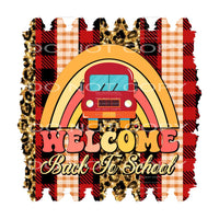 Welcome Back To School #5099 Sublimation transfers - Heat