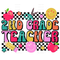 2nd Grade Teacher #4338 Sublimation transfers - Heat