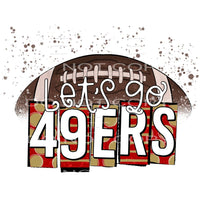 49ers #4095 Sublimation transfers - Heat Transfer