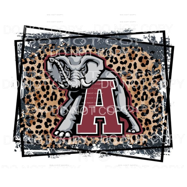 Alabama Crimson Tide Tumbler Sublimation Transfer