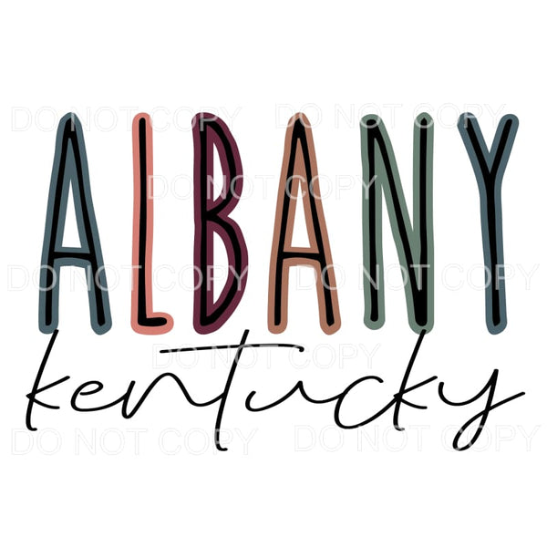 Albany Kentucky # 443 Sublimation transfers - Heat Transfer