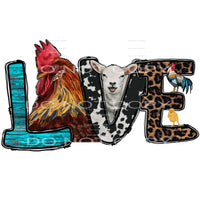 Animals and Farms #3658 Sublimation transfers - Heat