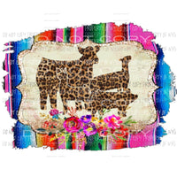 Animals serape background Sublimation transfers Heat Transfer