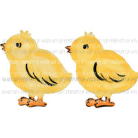 Baby Chickens Sublimation transfers Heat Transfer