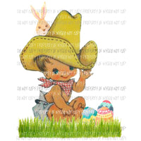 Baby cowboy easter Sublimation transfers Heat Transfer