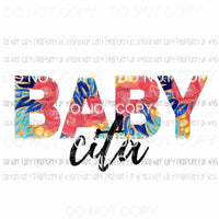 Baby Cita #1 floral Sublimation transfers Heat Transfer