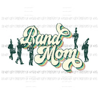 Band Mom retro design Sublimation transfers Heat Transfer