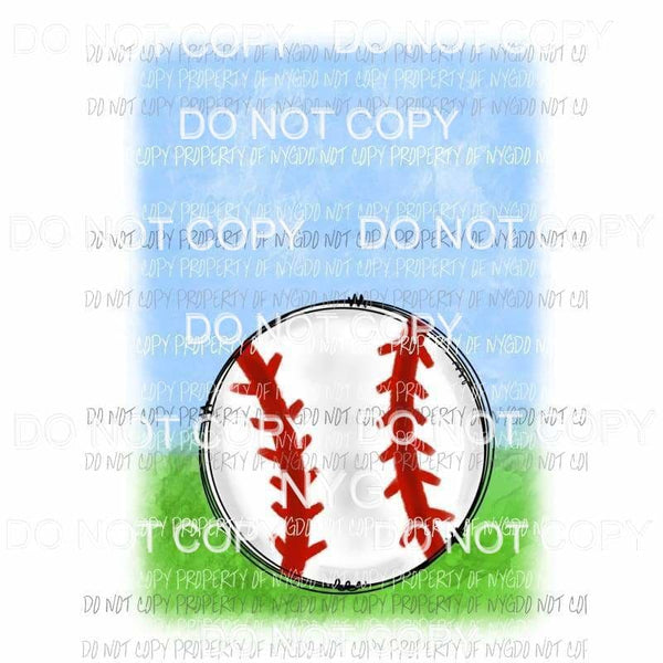 Baseball Sky Sublimation transfers Heat Transfer