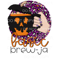 Basic Brew Ja Pumpkin Jack O Latern Mug Orange Purple 