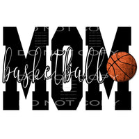 Basketball mom # 9968 Sublimation transfers - Heat Transfer