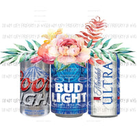 Beer with flowers Sublimation transfers Heat Transfer