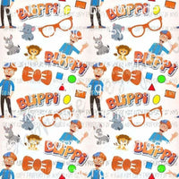 Blippi Bow Tie Glasses Sheet Sublimation transfers 13 x 9 inches Heat Transfer