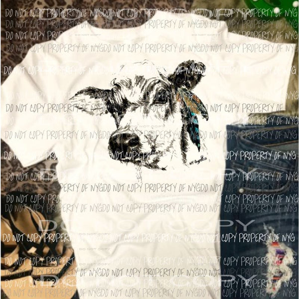 boho cow 2 sublimation transfer Heat Transfer