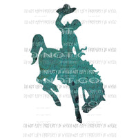 Bucking Horse Cowboy Rodeo #1 Sublimation transfers Heat Transfer