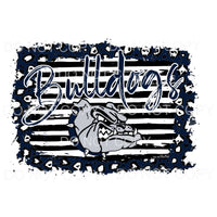 Bulldog navy # 925 Sublimation transfers - Heat Transfer