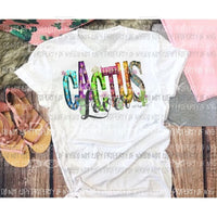 Cactus Lover Sublimation transfers Heat Transfer