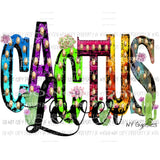 Cactus Lover Sublimation transfers Heat Transfer