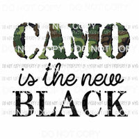 Camo Is The New Black Sublimation transfers Heat Transfer