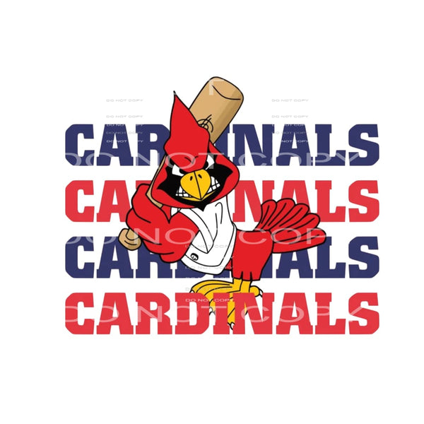 Cardinals # 8098 Sublimation transfers - Heat Transfer