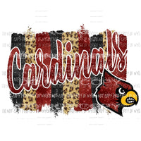 Cardinals Paint pallet Sublimation transfers Heat Transfer