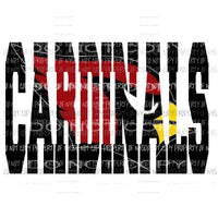 Cardinals Word Sublimation transfers Heat Transfer