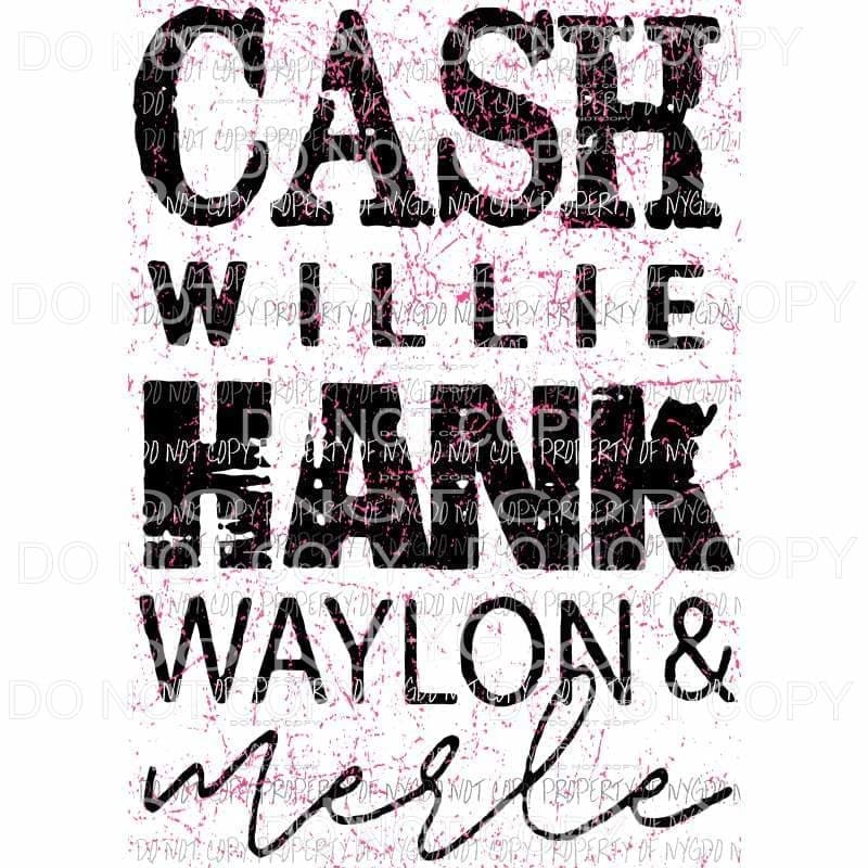 martodesigns - Cash Willie Hank Waylon Merle #2 Sublimation