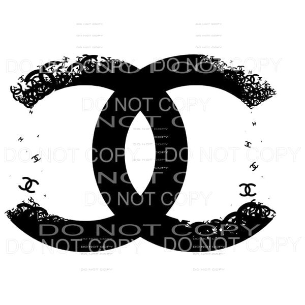 CC Chanel # 8 Black Sublimation transfers - Heat Transfer