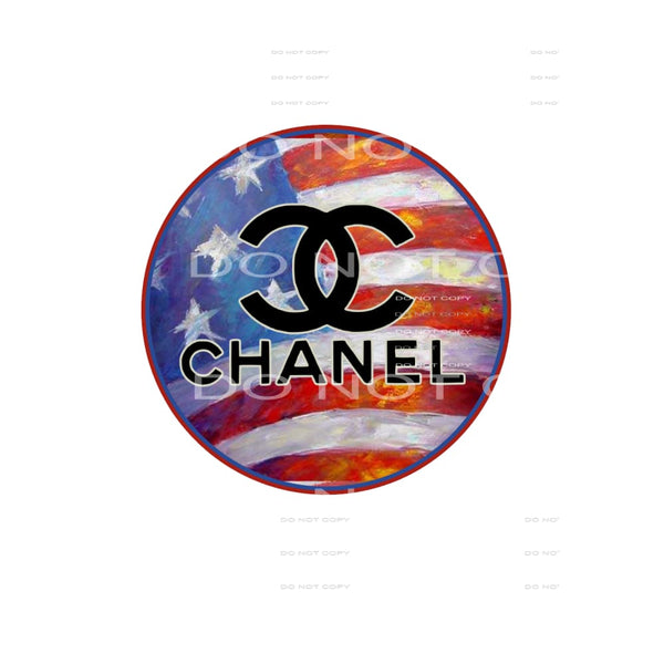 Chanel Flag Circle # 12113 Sublimation transfers - Heat 