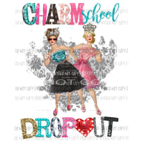 Charm school dropout Sublimation transfers Heat Transfer