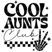 Cool Aunts Club #4301 Sublimation transfers - Heat Transfer