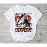 Coors Cowboy # 143 Sublimation transfers - Heat Transfer