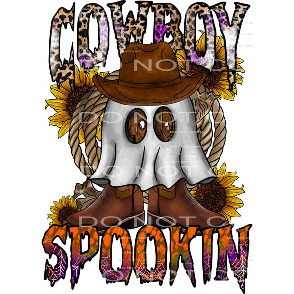 Cowboy spookin # 8776 sublimation transfers - Heat Transfer