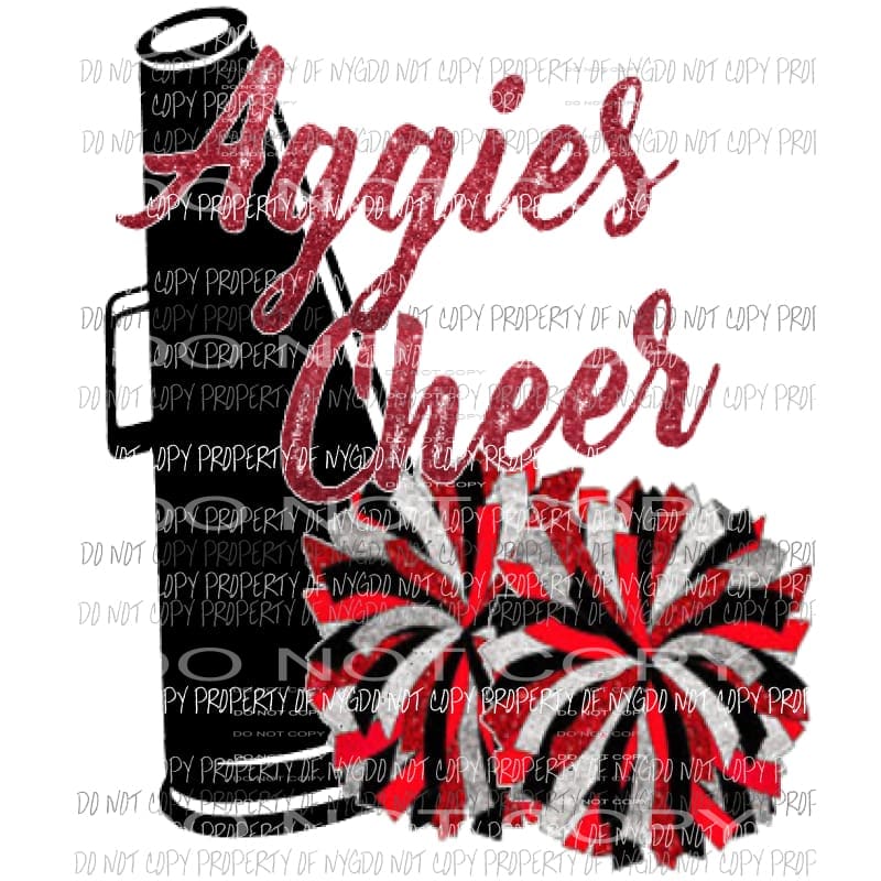 martodesigns - Custom Aggies Cheer - Need your Cheer team