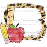 Custom Teacher Monogram school add name school whatever you like add in notes Sublimation transfers Heat Transfer