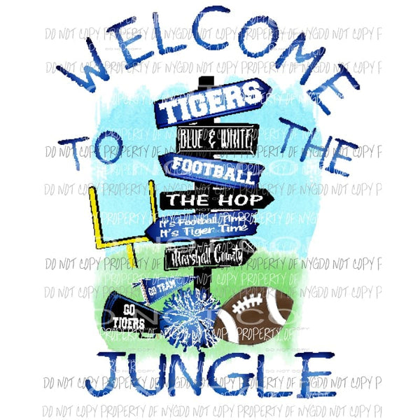 custom welcome to the jungle football Sublimation transfers Heat Transfer