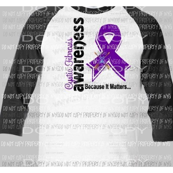 cystic fibrosis awareness sublimation transfer Heat Transfer