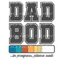 dad bod #6781 Sublimation transfers - Heat Transfer