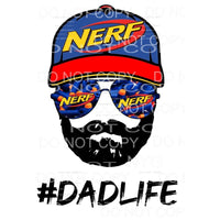 Dad Life Nerf Hat Aviators #2 Sublimation transfers - Heat 