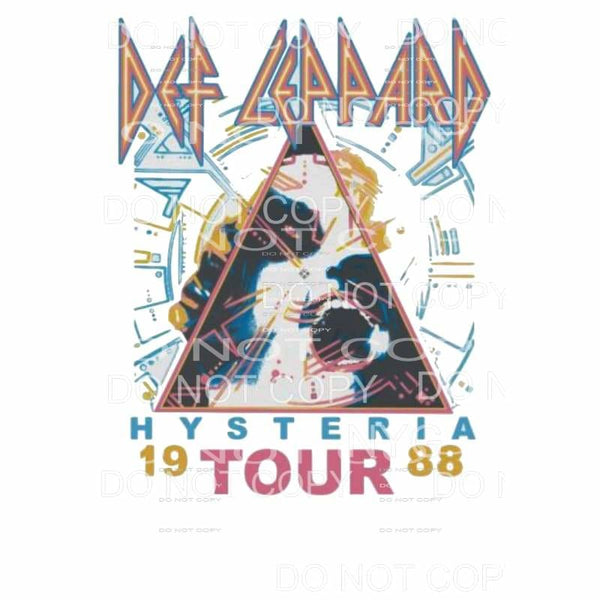 Def Leppard 1988 Sublimation transfers - Heat Transfer