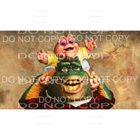 Dinosaurs Earl Sinclair Baby Sinclair Sublimation transfers 