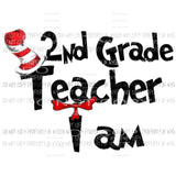 Dr Seuss # 211 GRADES PRE K TO 6TH GRADE Teacher Sublimation transfers Heat Transfer