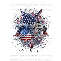 Eagle Star #2 american USA Sublimation transfers Heat Transfer